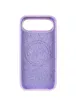 Чехол Silicone Case Full Protective (AA) V2 with MagSafe для Apple iPhone 17 Air (6.5") Сиреневый / Lilac