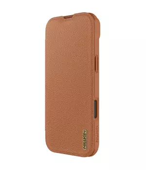 Шкіряний чохол-книжка Nillkin Qin Pro Camshield для Apple iPhone 17 Air (6.5") Brown