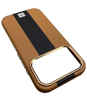 Кожаный чехол Rally with MagSafe для Apple iPhone 17 Pro Max (6.9") Brown / Black Кожаный чехол Rally with MagSafe для Apple iPhone 17 Pro Max (6.9") Brown / Black