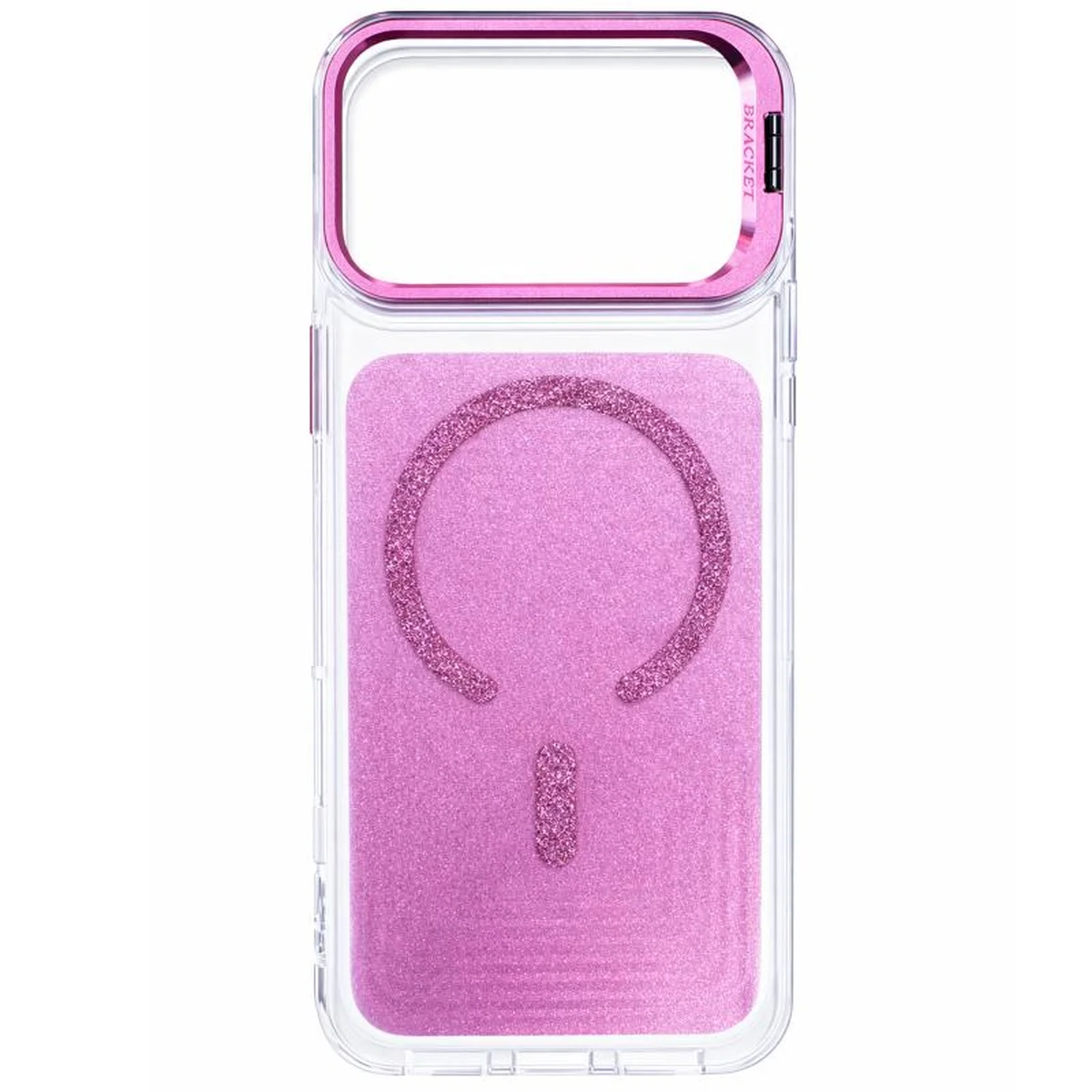 Чехол TPU+PC Jewel Sparkle with MagSafe для Apple iPhone 17 Pro Max (6.9") Pink Ruby
