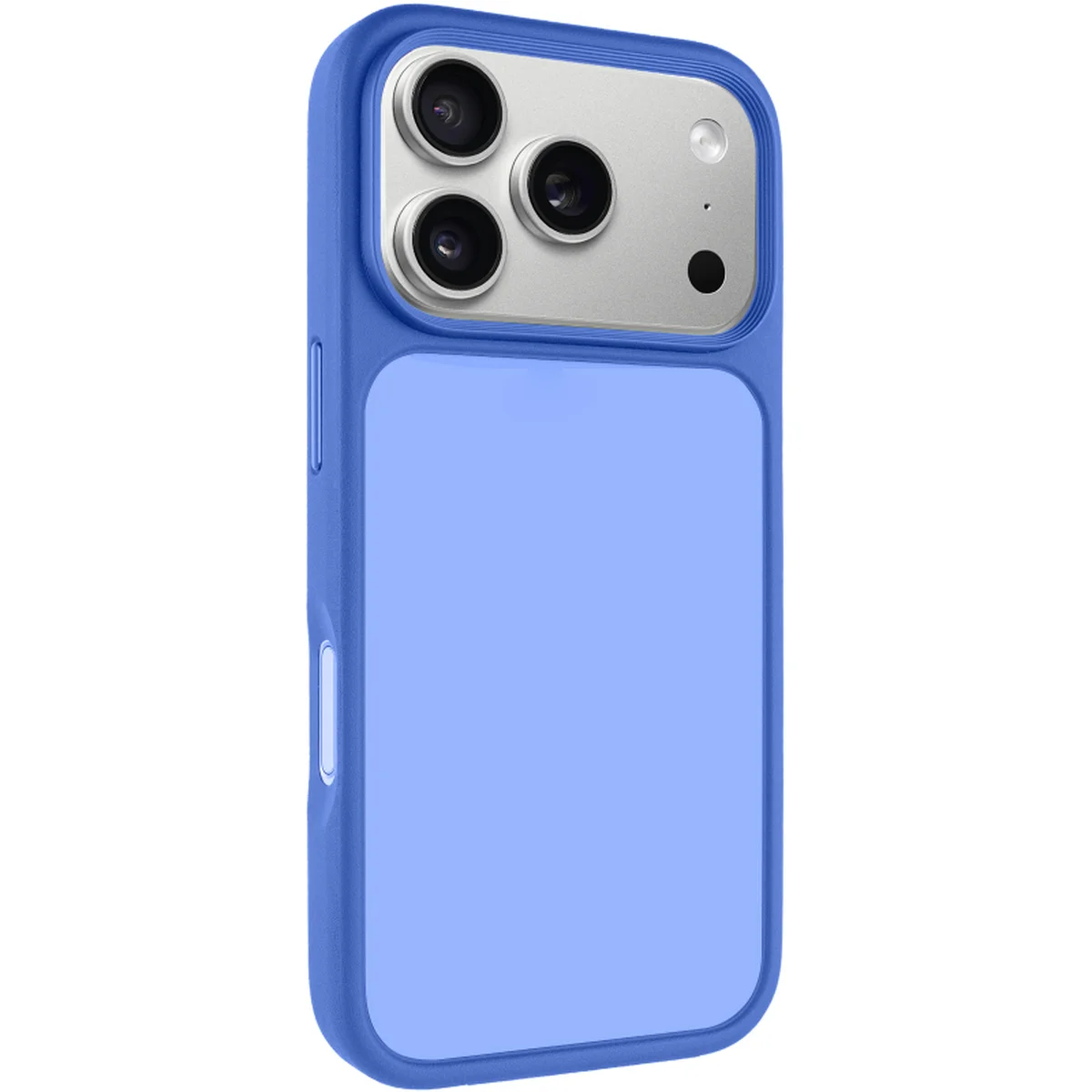TPU+PC чехол Metal Buttons для Apple iPhone 18 Pro Max / 17 Pro Max (6.9") Голубой / Sky Blue