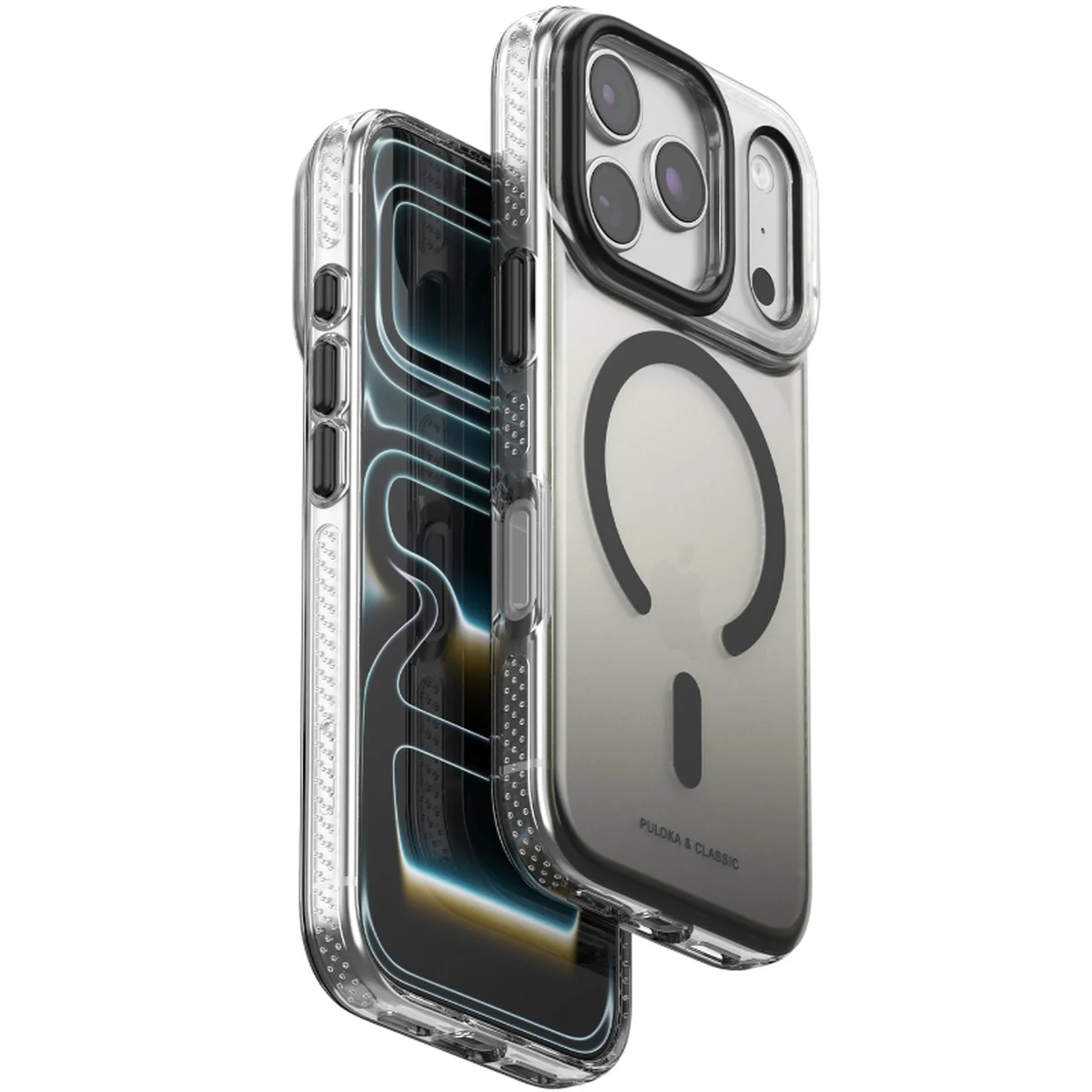 Чехол TPU+PC Puloka Resplendent with Magnetic Fit для Apple iPhone 17 Pro Max / 18 Pro Max (6.9") Black