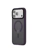 TPU+PC чехол Metal Buttons with MagSafe Colorful для Apple iPhone 17 Pro Max (6.9") Темно-фиолетовый / Dark Purple