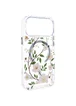TPU+PC чехол Clear Garden with MagSafe для Apple iPhone 17 Pro Max (6.9") White Gardenia