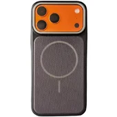 Чехол TPU TechWoven Hybrid with MagSafe для Apple iPhone 17 Pro Max (6.9") Black / Purple