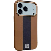 Кожаный чехол Rally with MagSafe для Apple iPhone 17 Pro Max (6.9") Brown / Black