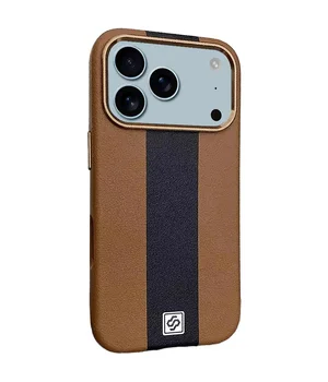 Кожаный чехол Rally with MagSafe для Apple iPhone 17 Pro Max (6.9") Brown / Black Кожаный чехол Rally with MagSafe для Apple iPhone 17 Pro Max (6.9") Brown / Black