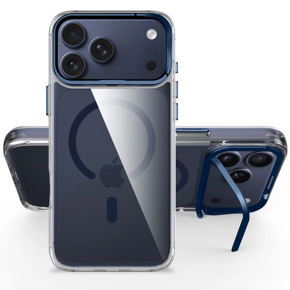 Чехол TPU Space Case Apex with Magnetic Fit для Apple iPhone 17 Pro Max / 18 Pro Max (6.9") Deep Blue
