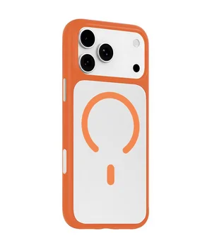 TPU+PC чохол Blueo Skin Friendly Frosted with MagSafe для Apple iPhone 17 Pro Max (6.9") Помаранчевий