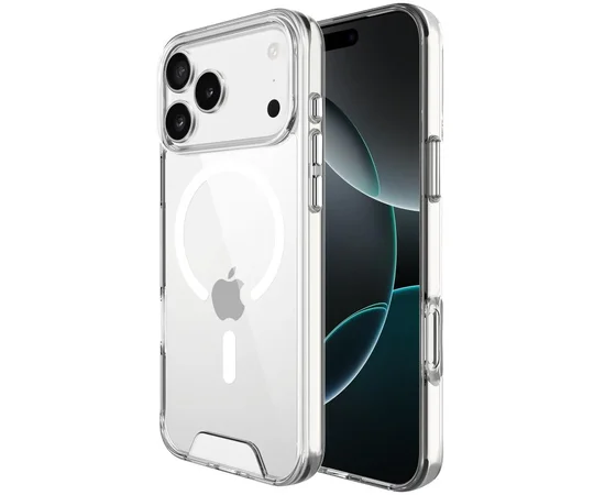 Чехол TPU Space Case with MagSafe для Apple iPhone 17 Pro Max (6.9") Прозрачный