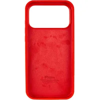 Чехол Silicone Case Full Protective (AA) для Apple iPhone 17 Pro Max (6.9") Красный / Red