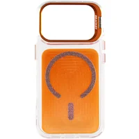 Чехол TPU+PC Jewel Sparkle with MagSafe для Apple iPhone 17 Pro Max (6.9") Orange Sparkle