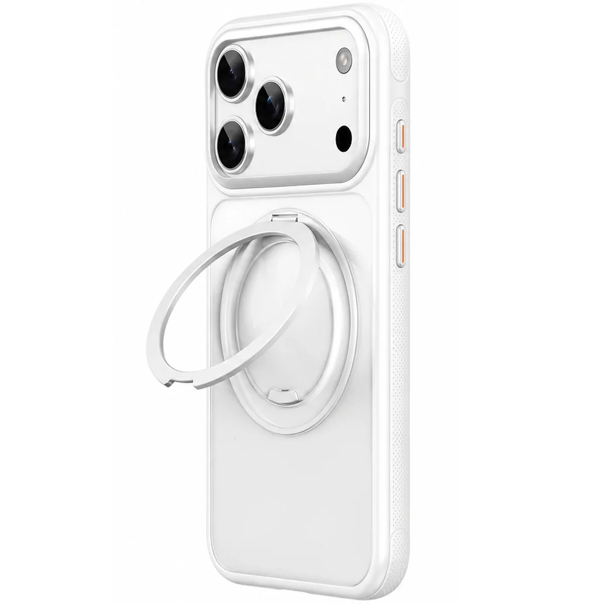 Чехол Ummi Stylish with MagSafe Ring для Apple iPhone 17 Pro Max / 18 Pro Max (6.9") White