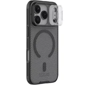 Карбоновая накладка Nillkin CamShield Pro Magnetic для Apple iPhone 17 Pro Max (6.9") Transparent black