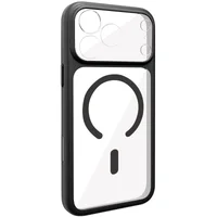 Чехол TPU GETMAN Moon Clear with MagSafe для Apple iPhone 17 Pro Max (6.9") Black