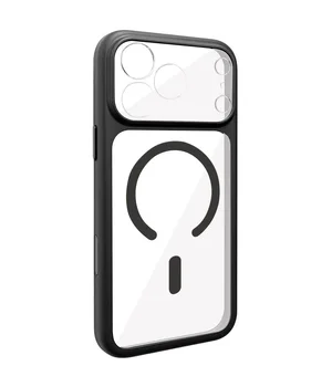 Чехол TPU GETMAN Moon Clear with MagSafe для Apple iPhone 17 Pro Max (6.9") Black