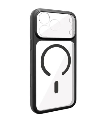 Чехол TPU GETMAN Moon Clear with MagSafe для Apple iPhone 17 Pro Max (6.9") Black Чехол TPU GETMAN Moon Clear with MagSafe для Apple iPhone 17 Pro Max (6.9") Black