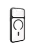 Чехол TPU GETMAN Moon Clear with MagSafe для Apple iPhone 17 Pro Max (6.9") Black