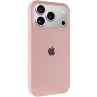 Чехол Silicone Case Full Protective (AA) для Apple iPhone 17 Pro Max (6.9") Розовый / Pink Sand