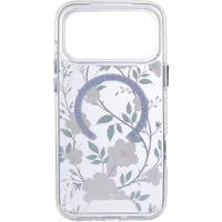 TPU+PC чехол Clear Garden with MagSafe для Apple iPhone 17 Pro Max (6.9") White Gardenia