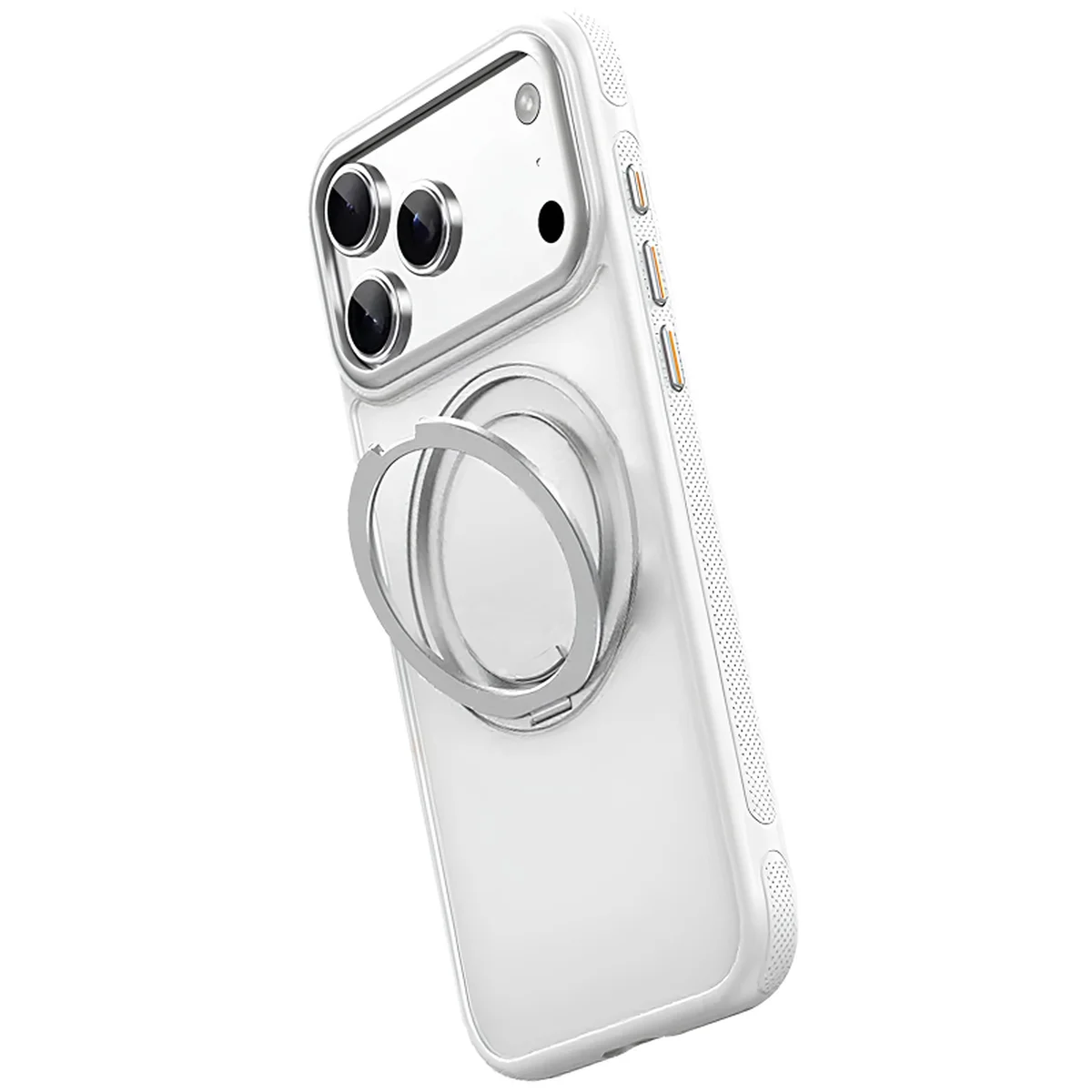 Чехол Ummi Stylish with MagSafe Ring для Apple iPhone 17 Pro Max / 18 Pro Max (6.9") White