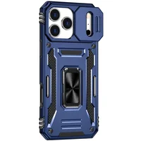 Ударопрочный чехол Camshield Army Ring для Apple iPhone 17 Pro Max (6.9") Синий / Navy