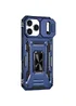 Удароміцний чохол Camshield Army Ring для iPhone 17 Pro Max (6.9") Синій / Navy