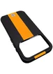 Кожаный чехол Rally with MagSafe для Apple iPhone 17 Pro Max (6.9") Black / Orange