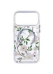 TPU+PC чехол Clear Garden with MagSafe для Apple iPhone 17 Pro Max (6.9") White Gardenia