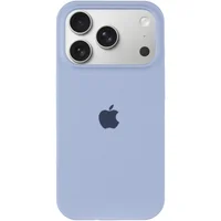 Чехол Silicone Case (AA) Logo with MagSafe для Apple iPhone 17 Pro Max (6.9") Голубой / Lilac Blue