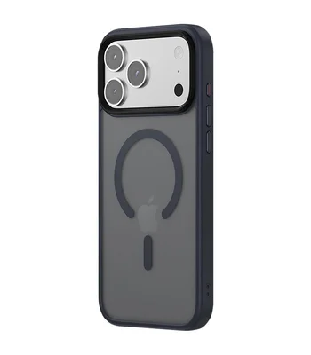 TPU+PC чехол Metal Buttons with MagSafe Colorful для Apple iPhone 17 Pro Max (6.9") Синий / Navy Blue