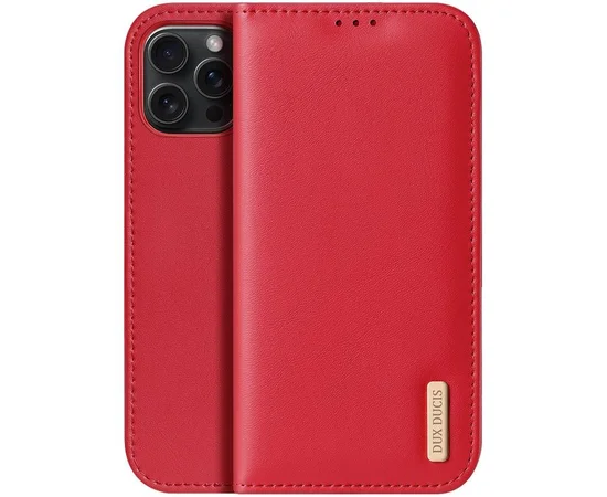 Чохол-книжка Dux Ducis Hivo для Apple iPhone 17 Pro Max (6.9") Red