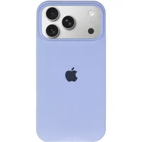 Чехол Silicone Case Full Protective (AA) для Apple iPhone 17 Pro Max (6.9") Голубой / Lilac Blue