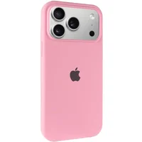 Чехол Silicone Case Full Protective (AA) для Apple iPhone 17 Pro Max (6.9") Розовый / Light pink