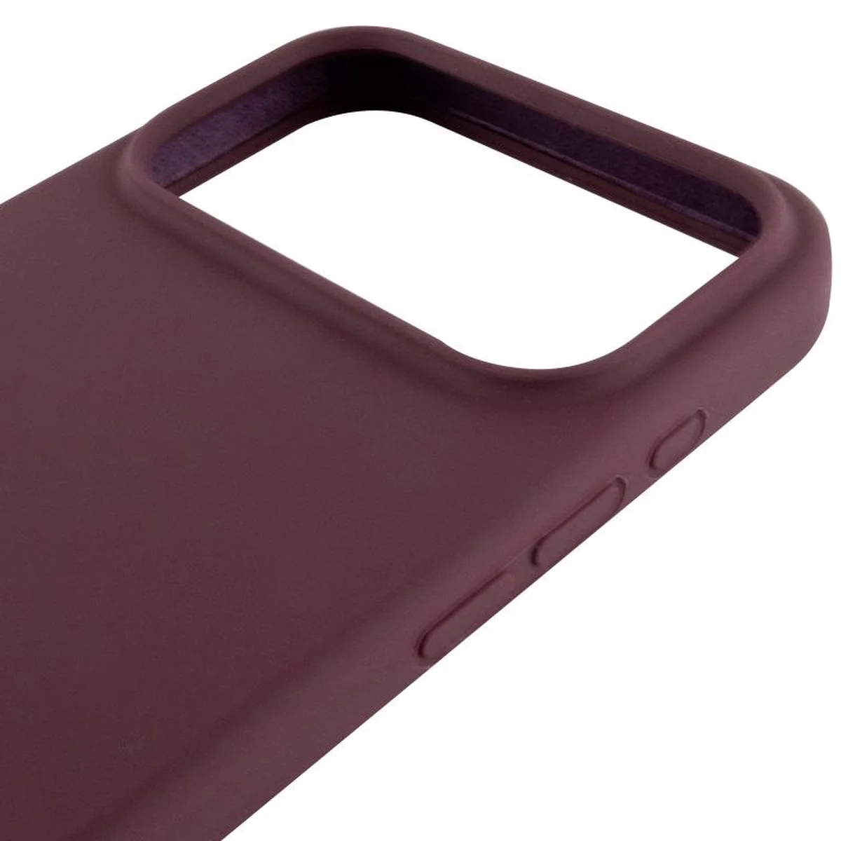 Чехол Silicone Case Full Protective (AA) для Apple iPhone 17 Pro Max (6.9") Бордовый / Plum