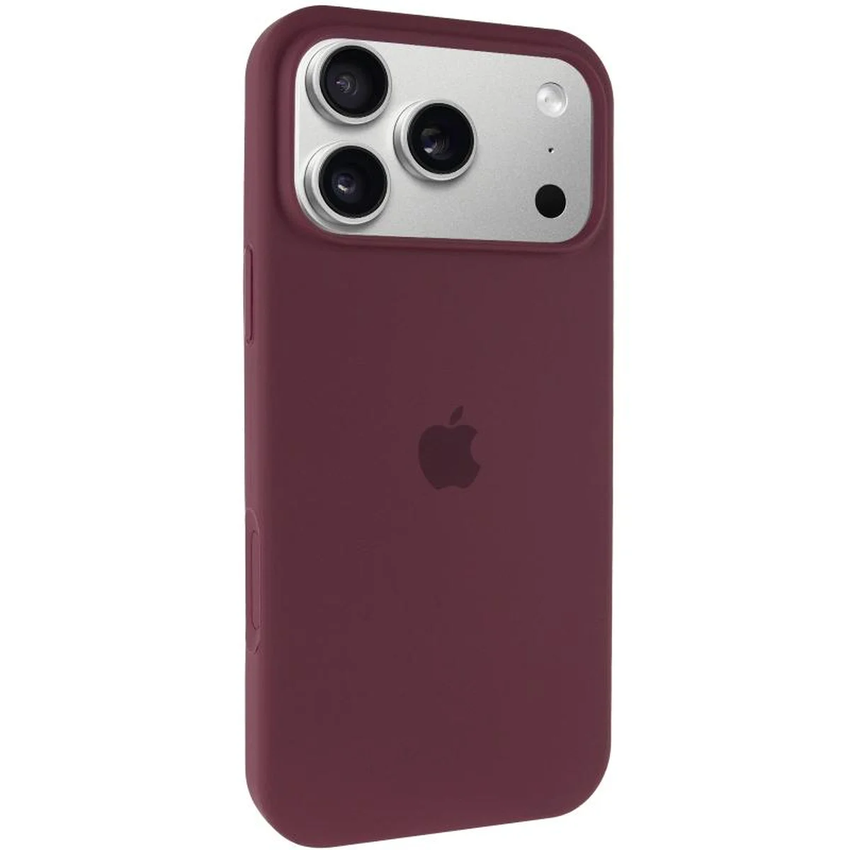 Чехол Silicone Case Full Protective (AA) для Apple iPhone 17 Pro Max (6.9") Бордовый / Plum