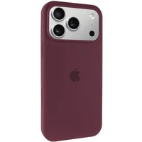 Чехол Silicone Case Full Protective (AA) для Apple iPhone 17 Pro Max (6.9") Бордовый / Plum
