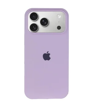 Чехол Silicone Case Full Protective (AA) для Apple iPhone 17 Pro Max (6.9") Сиреневый / Lilac