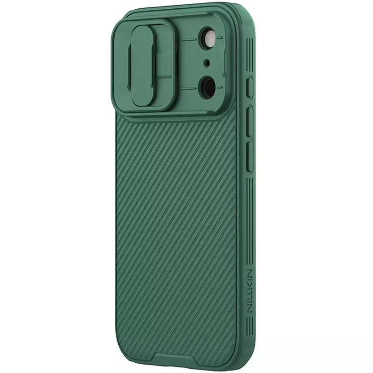 Карбоновая накладка Nillkin CamShield Pro для Apple iPhone 17 Pro Max (6.9") Deep Green
