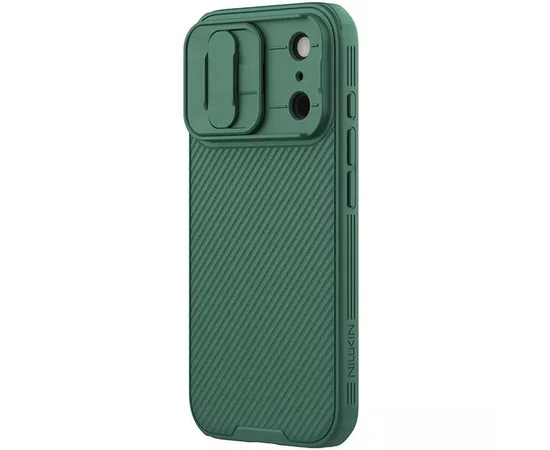Карбонова накладка Nillkin CamShield Pro для Apple iPhone 17 Pro Max (6.9") Deep Green