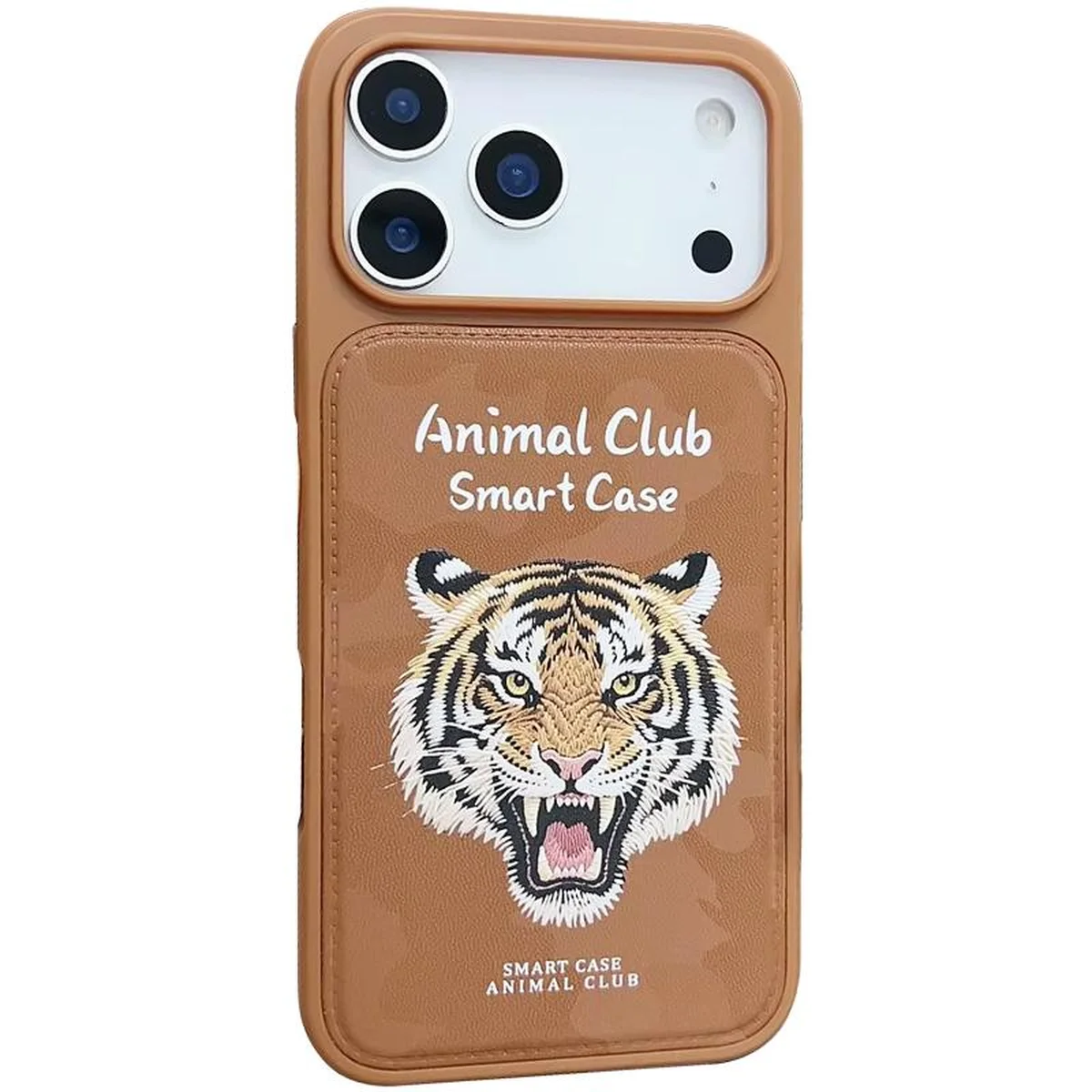 TPU+PC чехол Animal Club для Apple iPhone 17 Pro Max (6.9") Chocolate Brown