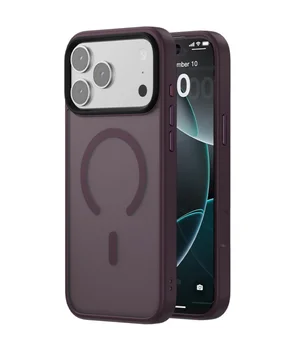 TPU+PC чохол Blueo Skin Friendly Frosted with Magnetic Fit для Apple iPhone 17 Pro Max / 18 Pro Max Бордовий / Deep Cherry