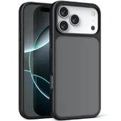 TPU+PC чехол Metal Buttons для Apple iPhone 18 Pro Max / 17 Pro Max (6.9") Черный / Black