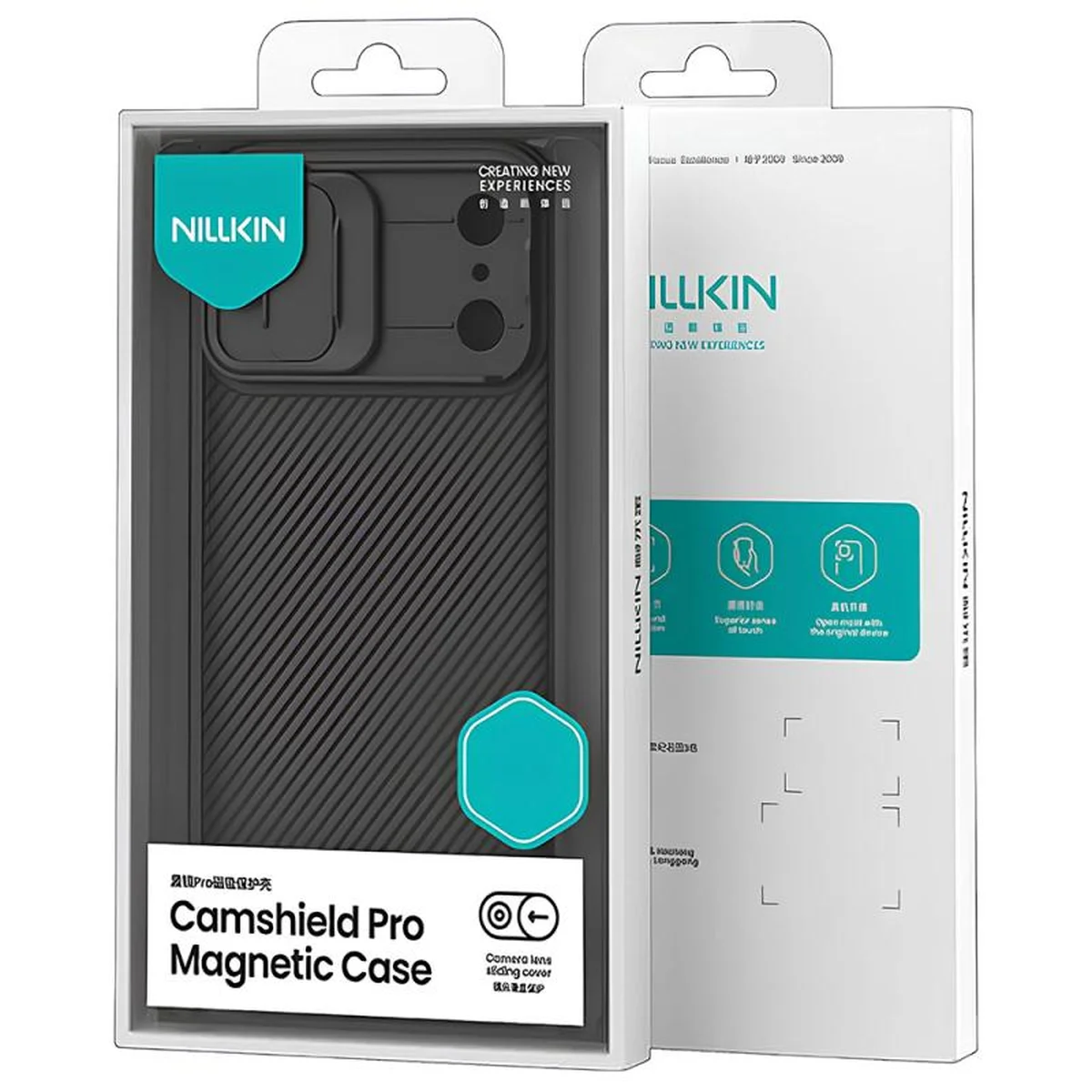 Карбоновая накладка Nillkin CamShield Pro Magnetic для Apple iPhone 17 Pro Max (6.9") Black