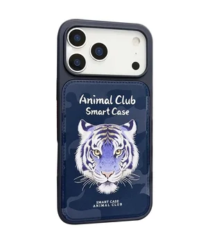 TPU+PC чохол Animal Club для Apple iPhone 17 Pro Max (6.9") Royal Blue