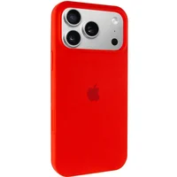 Чехол Silicone Case Full Protective (AA) для Apple iPhone 17 Pro Max (6.9") Красный / Red