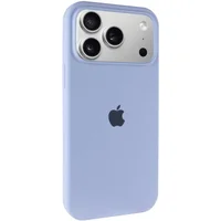 Чехол Silicone Case Full Protective (AA) для Apple iPhone 17 Pro Max (6.9") Голубой / Lilac Blue