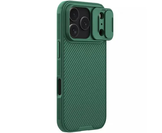 Карбонова накладка Nillkin CamShield Pro для Apple iPhone 17 Pro Max (6.9") Deep Green