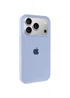 Чехол Silicone Case (AA) Logo with MagSafe для Apple iPhone 17 Pro Max (6.9") Голубой / Lilac Blue