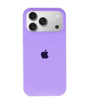 Чехол Silicone Case Full Protective (AA) для Apple iPhone 17 Pro Max (6.9") Сиреневый / Dasheen